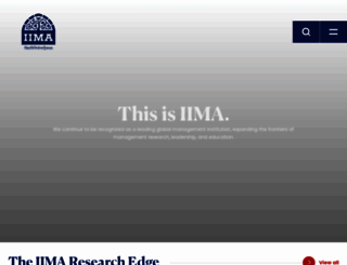 iima.ac.in screenshot