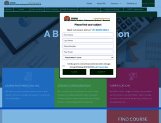 iimsr.net.in screenshot