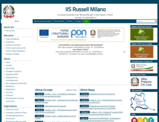 iis-russell.gov.it screenshot