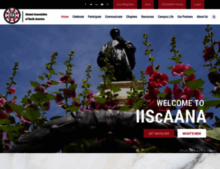 iiscaana.org screenshot