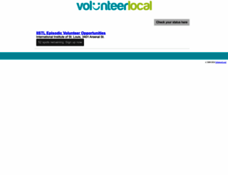 iistl.volunteerlocal.com screenshot