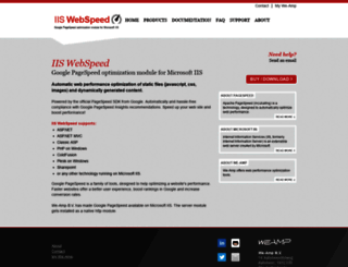 iiswebspeed.com screenshot