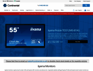 iiyama-monitors.co.uk screenshot