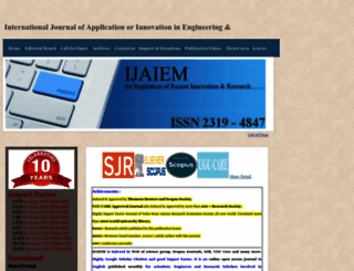ijaiem.org screenshot