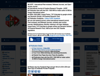 ijcrt.org screenshot