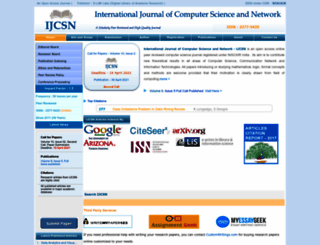 ijcsn.org screenshot