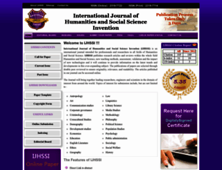 ijhssi.org screenshot
