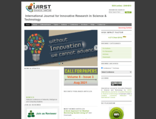 ijirst.org screenshot
