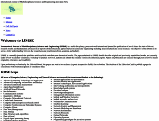 ijmse.org screenshot