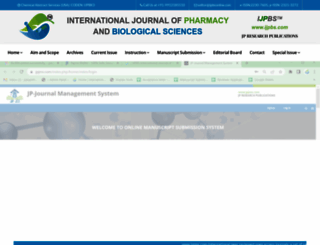 ijpbs.com screenshot