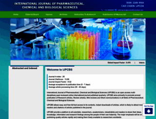 ijpcbs.com screenshot