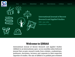 ijrras.com screenshot