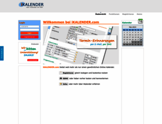 ikalender.com screenshot