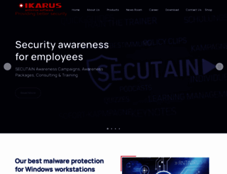 ikarusantivirus.com screenshot