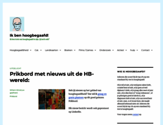 ikbenhoogbegaafd.nl screenshot