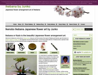 ikebanabyjunko.com screenshot