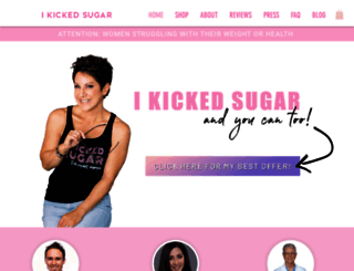 ikickedsugar.com screenshot
