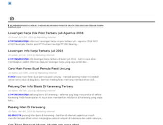 iklanbarisposkota.web.id screenshot