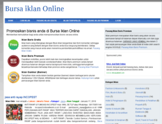 iklansatu.com screenshot