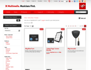ikmultimedia.net screenshot