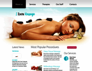 iknowmassage.com screenshot