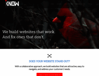 iknowwebdesign.com screenshot