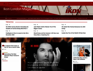 ikonlondonmagazine.com screenshot