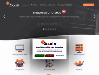ikoula.com screenshot