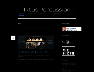 iktuspercussion.com screenshot