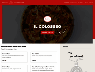 ilcolosseopizza.com screenshot