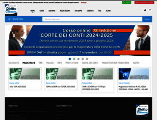ildirittopericoncorsi.it screenshot