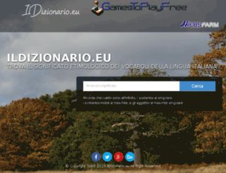 ildizionario.eu screenshot