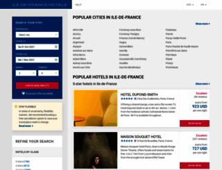 iledefrance-hotel.com screenshot