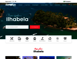 ilhabela.com.br screenshot