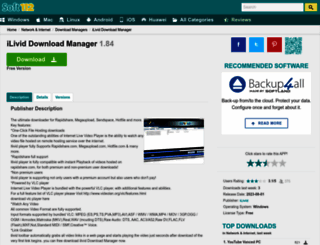 ilivid-download-manager.soft112.com screenshot