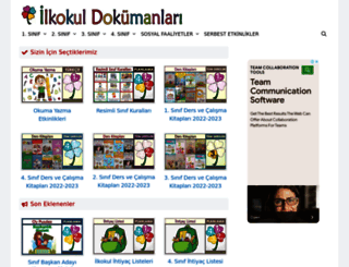 ilkokuldokumanlari.com screenshot