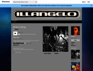 illangelo.bandcamp.com screenshot