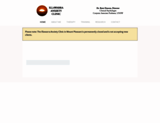 illawarraanxietyclinic.com.au screenshot