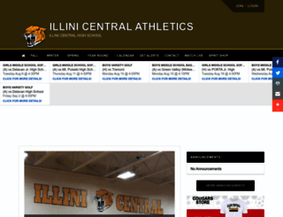 illinicentralcougars.org screenshot