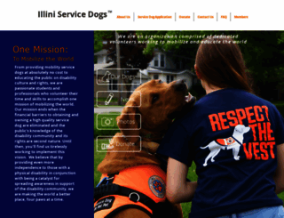 illiniservicedogs.com screenshot