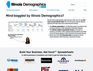 illinois-demographics.com screenshot
