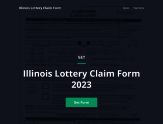 illinois-lottery-claim-form.com screenshot