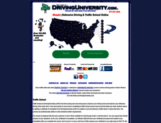 illinois.drivinguniversity.com screenshot