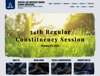 illinoisadventist.org screenshot