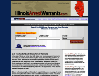 illinoisarrestwarrants.com screenshot