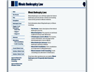 illinoisbankruptcy.com screenshot