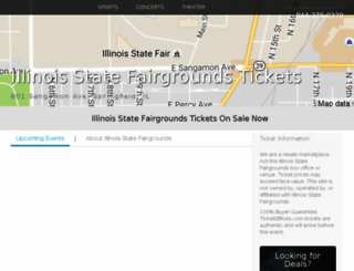 illinoisfairgrounds.ticketoffices.com screenshot