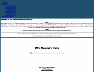 illinoiswatercolorsociety.org screenshot