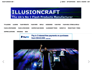 illusioncraft.co.uk screenshot