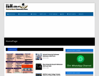 ilm.com.pk screenshot